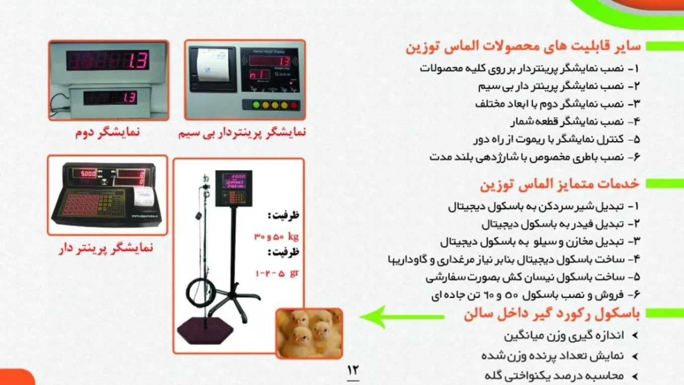 معرفی محصولات به زبان های انگلیسی و روسی(سایر قابلیت های محصولات الماس توزین) معرفی محصولات به زبان های انگلیسی و روسی(سایر قابلیت های محصولات الماس توزین)