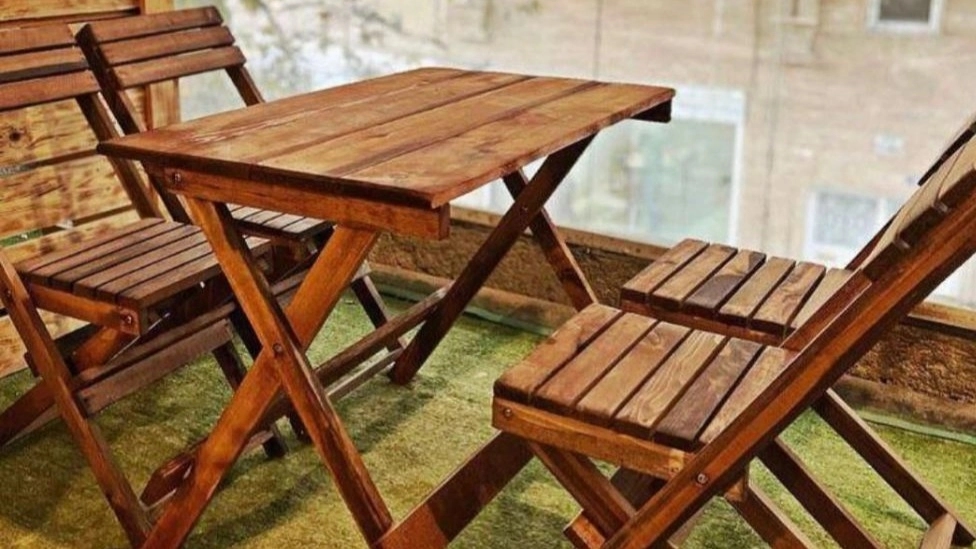 میزو صندلی چوبی تاشو یکاوود