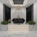 سرامیک و اسلب استادکاران، اجرای کاشی چسبی بین کابینتی و دوغابی در گلپایگان