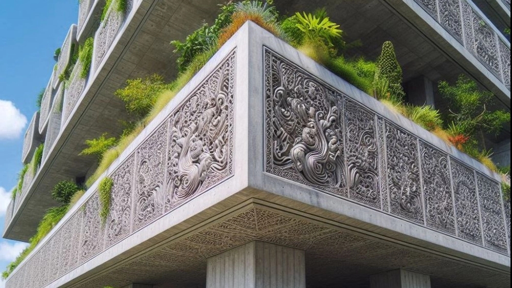 نمای سیمانی در بندرعباس