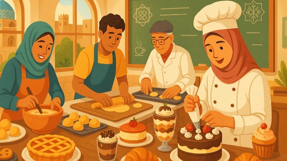 آموزش پخت شیرینی، کیک و دسر در بیرجند: آموزشگاه فنی و حرفه‌ ای رسولی