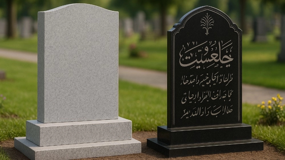 مقایسه سنگ مزار خارجی و ایرانی، کدام بهتر است؟