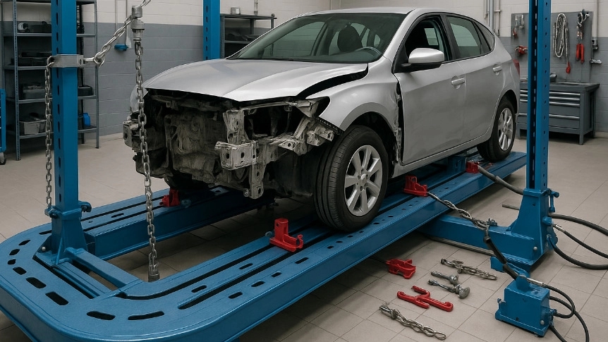 شاسی‌ کشی تخصصی خودروهای تصادفی در رشت