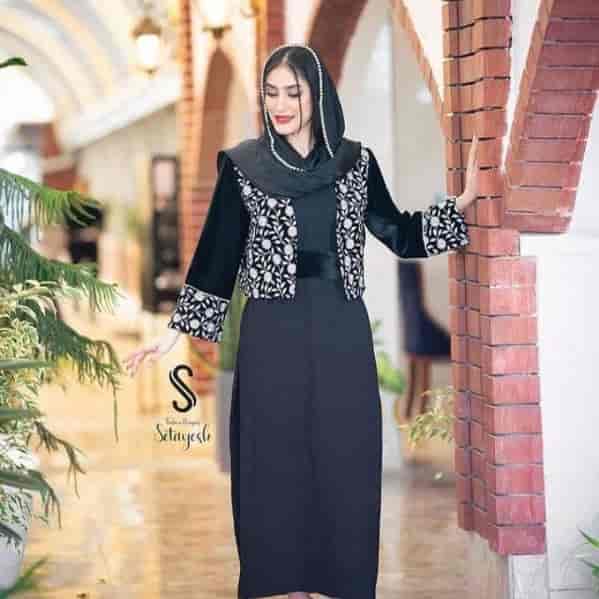 کراپ کت مخمل سوزی دوزی