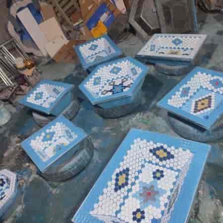 حوضچه سرامیکی و آبنما