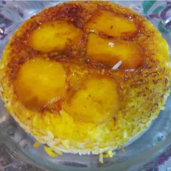 برنج رستوران شاطر عباس با ته دیگ