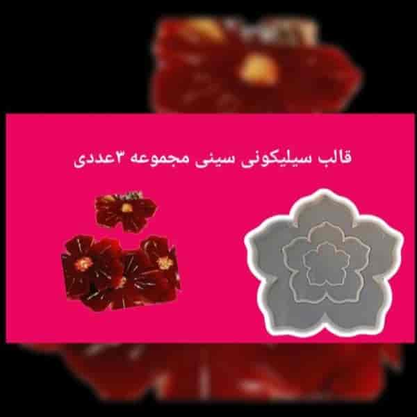 قالب سیلیکونی مدل سینی مجموعه 3عددی