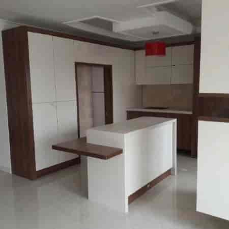کابینت طرح پله ای با دستگیره مخفی