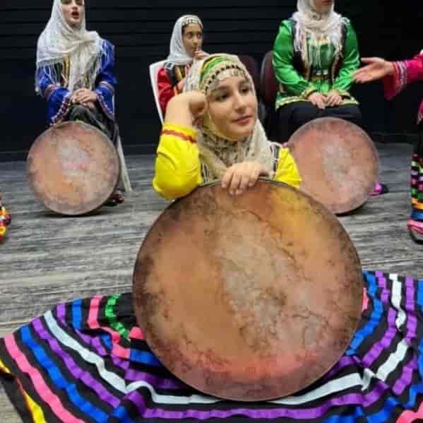 دف نوازی گروه هنری ماه سو