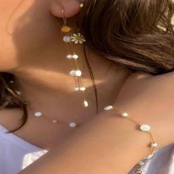 ست اکسسوری طرح صدف