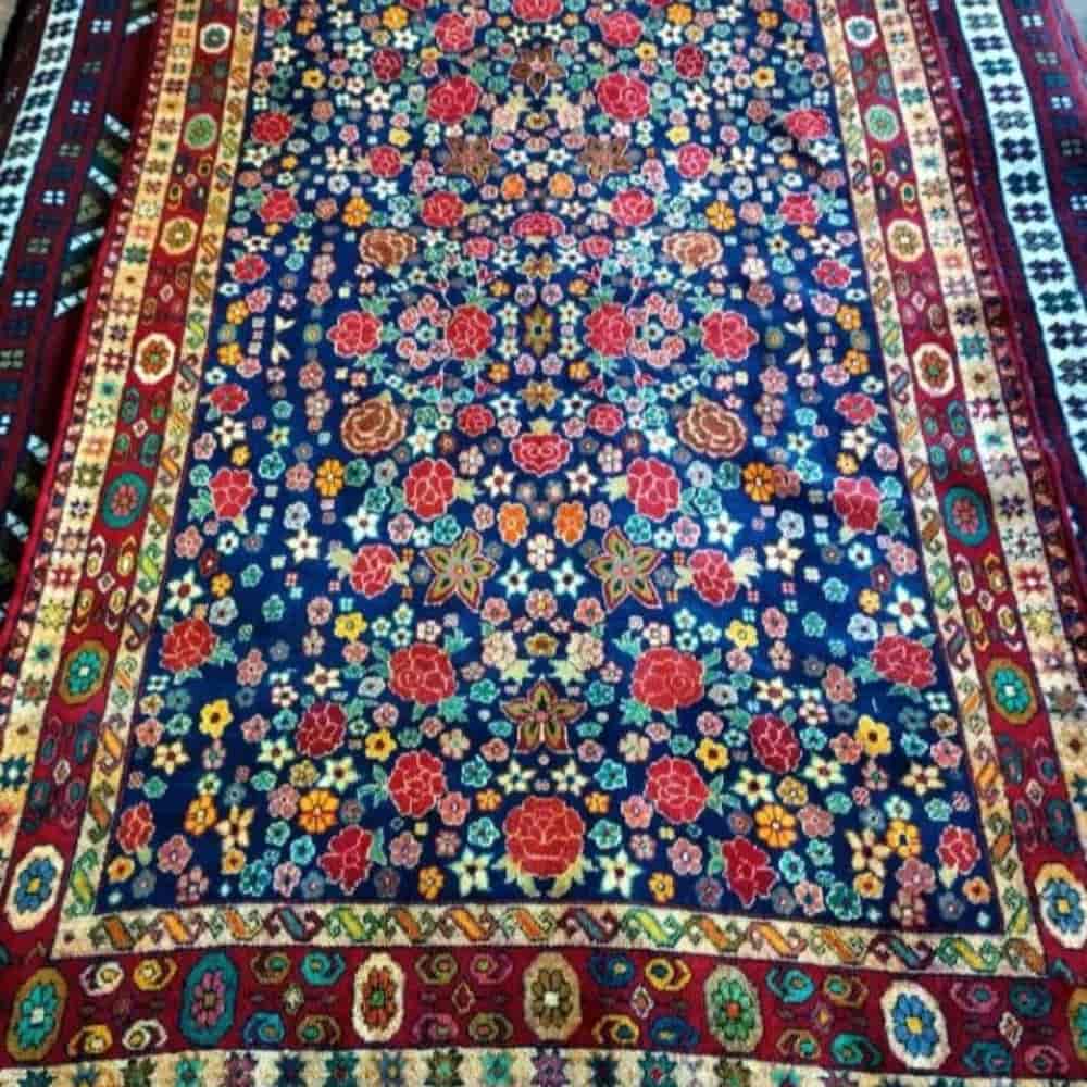 قالیچه دستباف ابریشمی دوروی دویدوخ