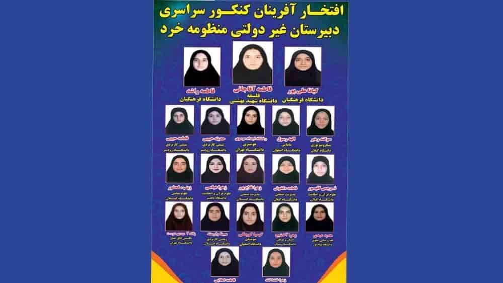 پذیرفته شدگان کنکورسراسری ****