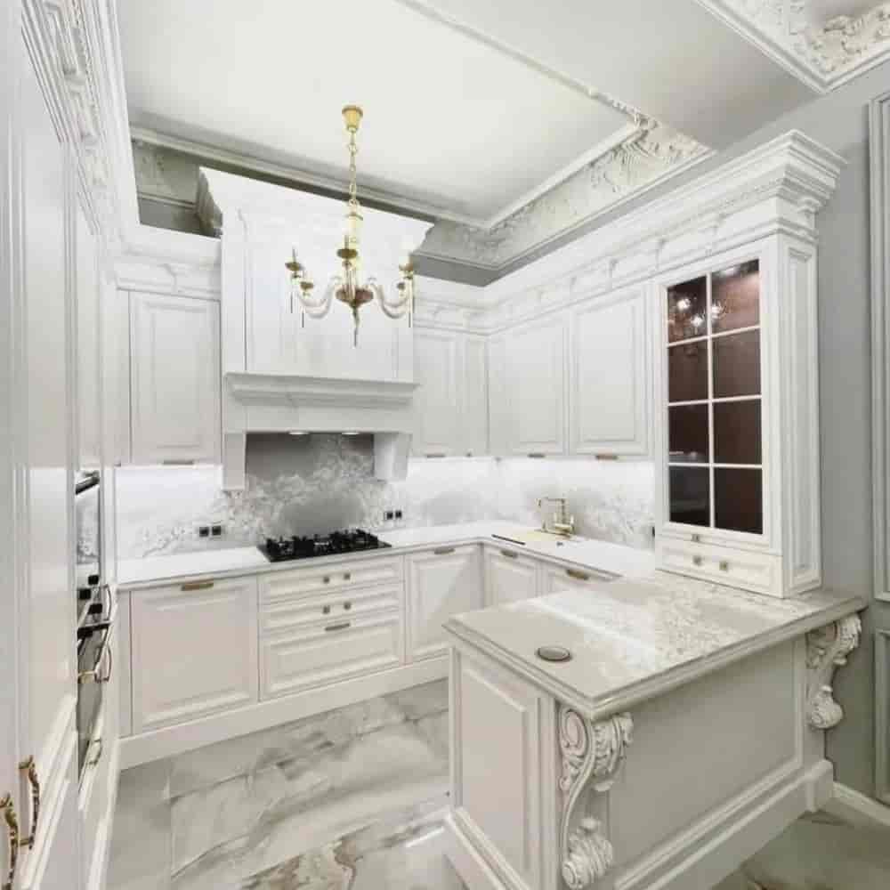 کابینت ممبران با بدنه سفید صابونی آرین سینا