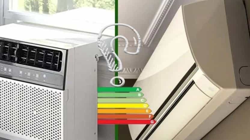 مقایسه مصرف برق کولر گازی پنجره ای و اسپلیت