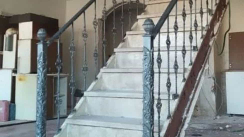 نرده راه پله فرفورژه