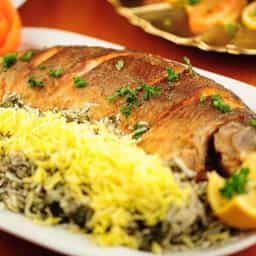 باقالی پلو با ماهی