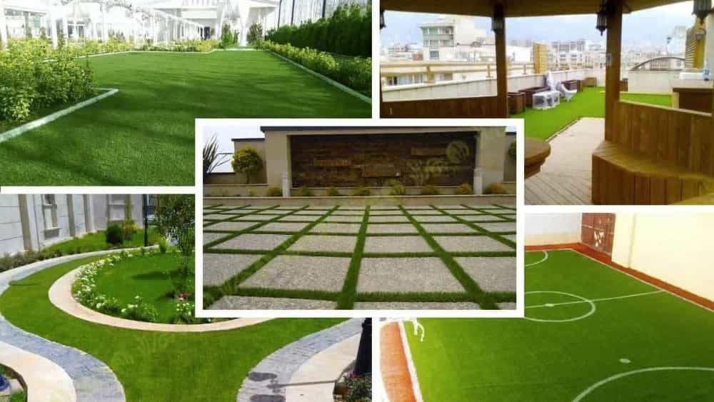 چمن مصنوعی باغ در دکوراسیون داخلی حق بین