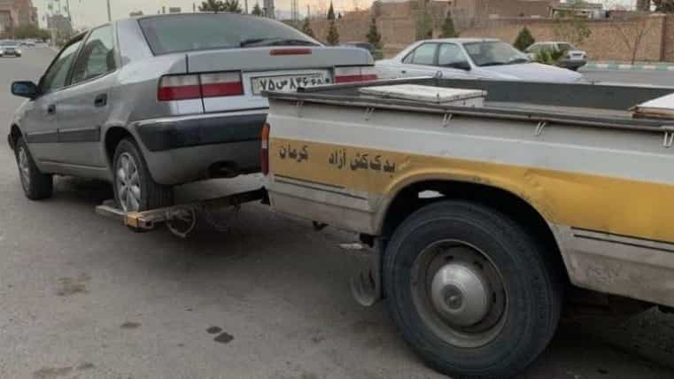 خدمات یدک کش آزاد در کرمان