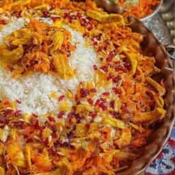 هویج پلو شیرازی