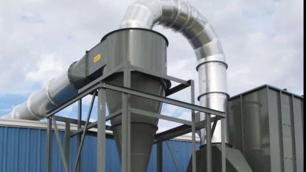 کنترل غبار خروجی کارخانه آسفالت با استفاده از بگ فیلتر