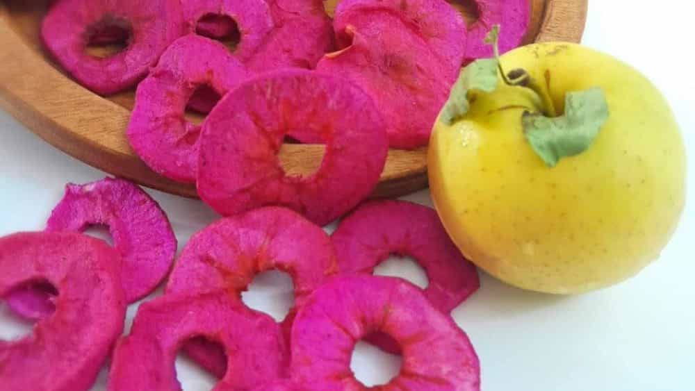 پخش و فروش عمده سیب لبویی خشک شده اسلایسی