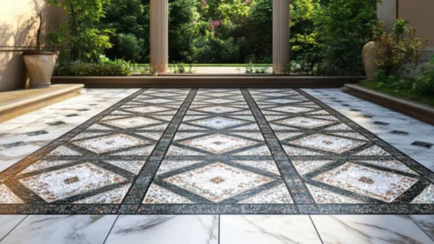 موزاییک کاری در املش