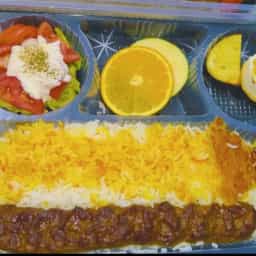 چلو کباب کوبیده