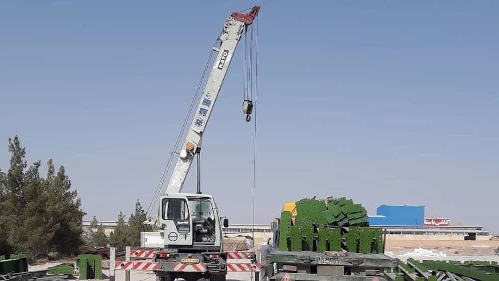 خدمات حمل با جرثقیل میرحسینی در یزد