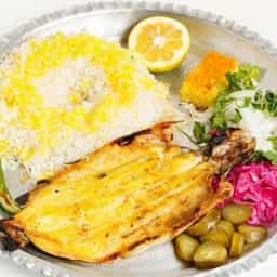 چلو ماهی کبابی