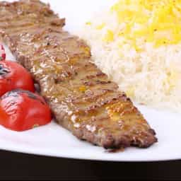 چلو کباب برگ مخصوص