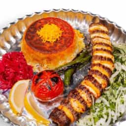 چلو لقمه نگین دار