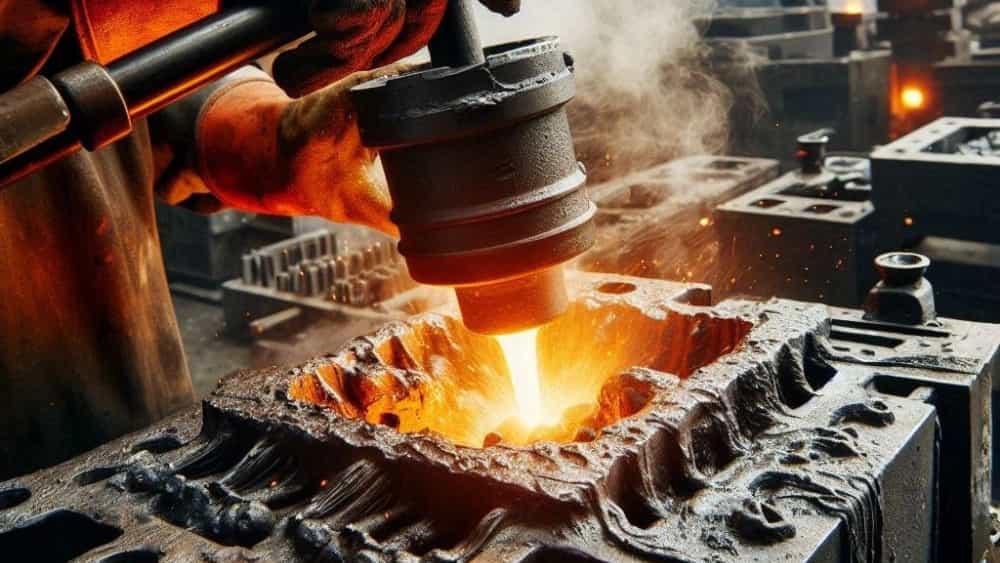 مدل سازی قطعات چدنی ریخته گری مهر آذر