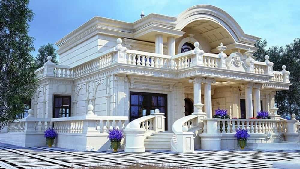 اجرای نمای ساختمان کلاسیک دربوکان