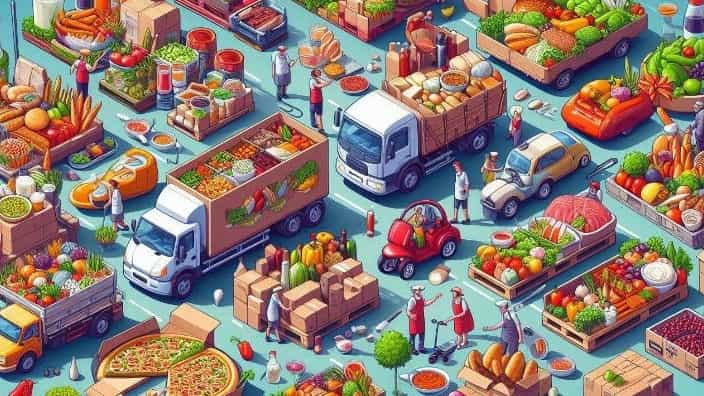 فروش عمده مواد غذایی و نوشیدنی در مشهد