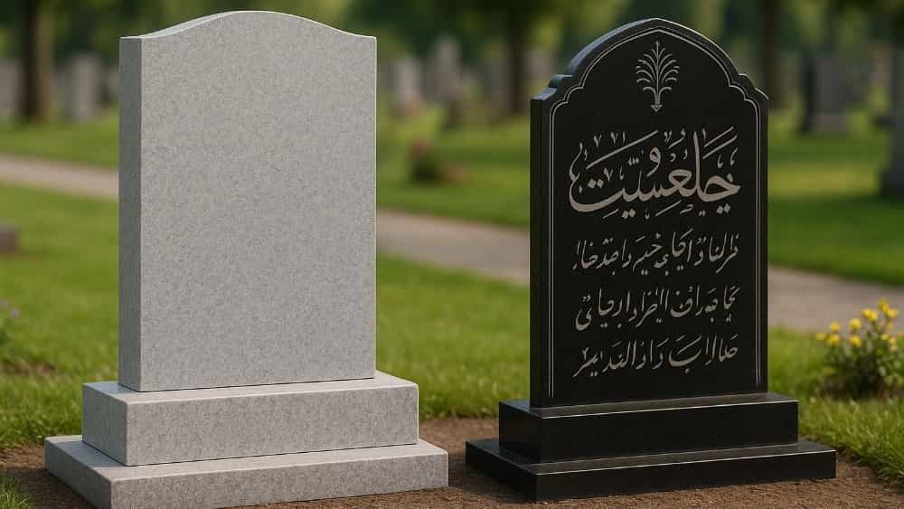 مقایسه سنگ مزار خارجی و ایرانی، کدام بهتر است؟