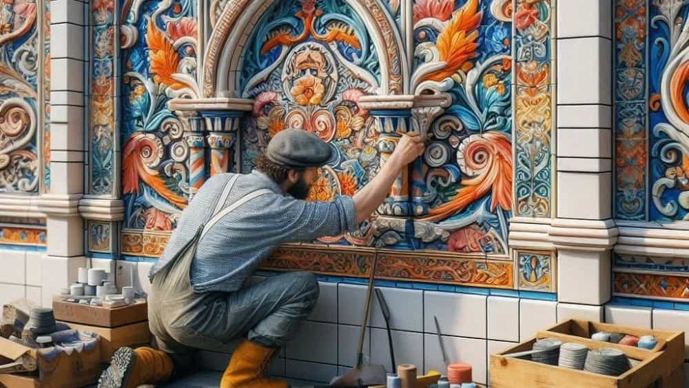 بهترین خدمات کاشی کاری و طراحی داخلی ساختمان در تهران