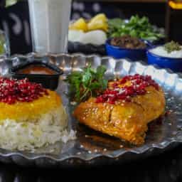 زرشک پلو با مرغ
