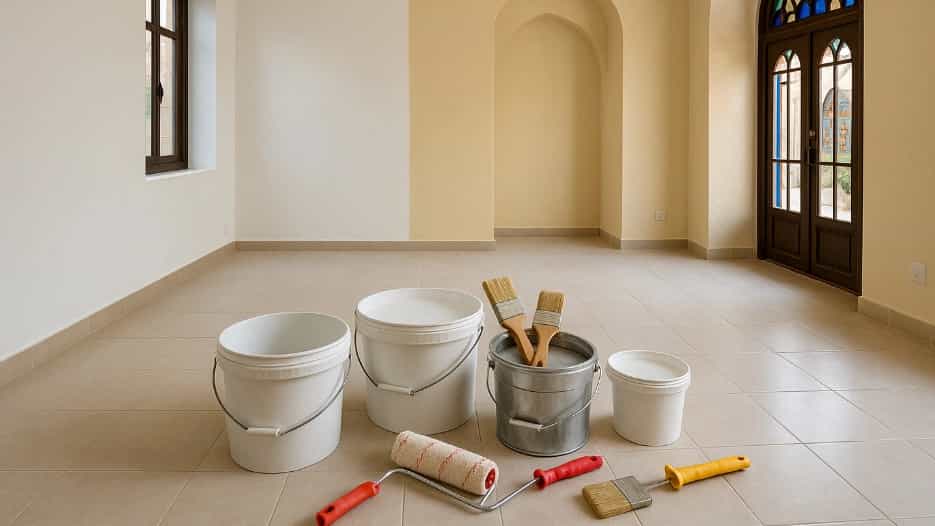 نقاشی ساختمان مدرن با متریال با کیفیت در شهرک صدرا شیراز