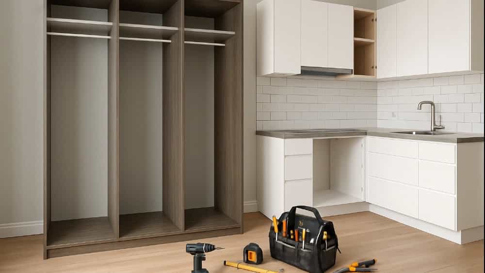 نصب کمد دیواری و کابینت در کرج