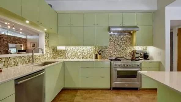 رنگ آمیزی قطعات کابینت