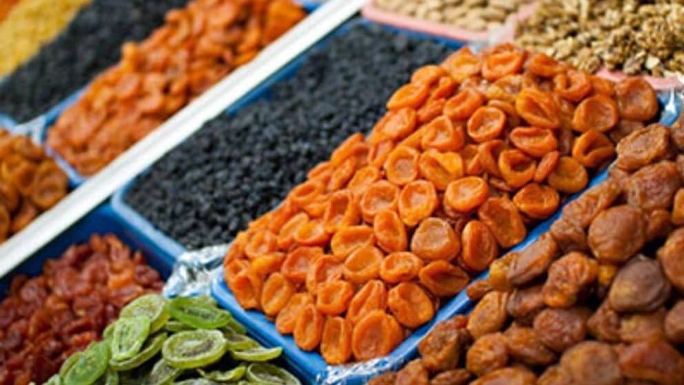 واردات و صادرات میوه خشک