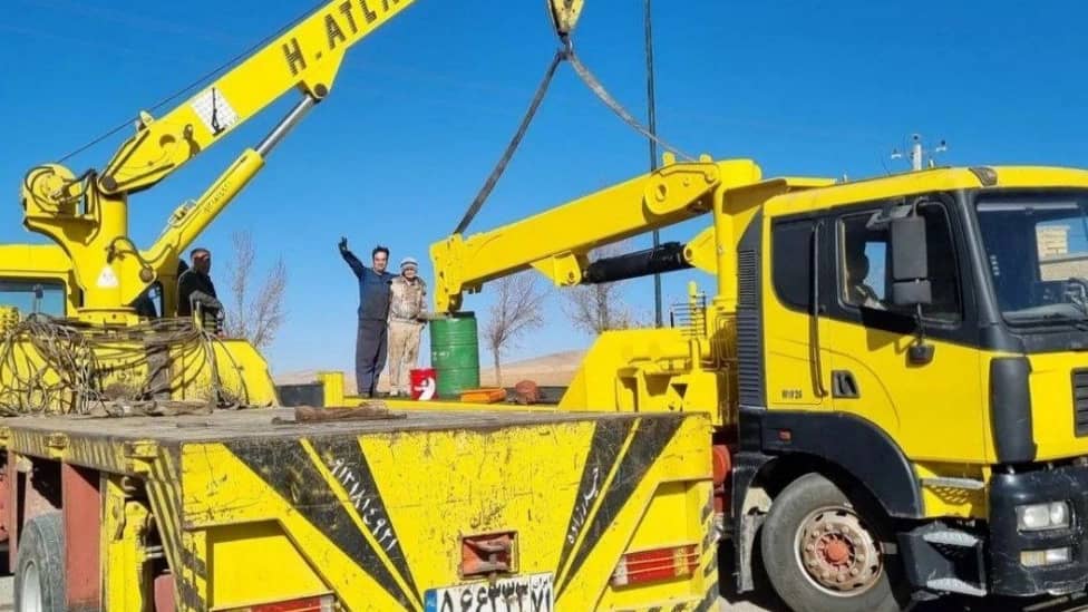 جرثقیل مهران در شهرکرد