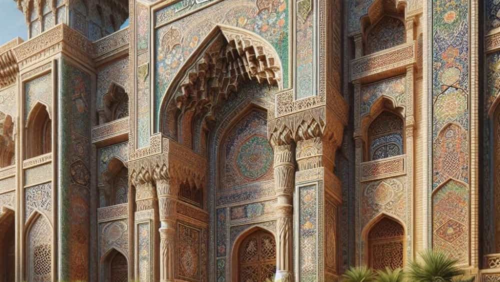 اجرای نمای رومی و کلاسیک ساختمان در میناب با مصالح درجهیک سنگی